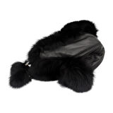 Hakiki Deri Gerçek Tilki Kürklü Ushanka Şapka Erkek Kadın Şapka Bere