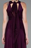 Halter Yaka Uzun Abiye Elbise ABU3252