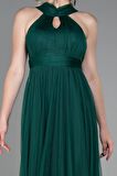 Halter Yaka Uzun Abiye Elbise ABU3252