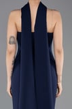 Straplez Peplum Kesim Uzun Abiye Elbise ABU5735