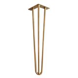 Masa Mobilya Ayakları İçin Metal Altın Gold Firkete Takımı 80 Cm