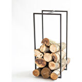 Ferforje Odunluk Şömine Yanı Metal Odun Sehpası