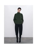 ALLBUCKS ZARA YÜN İÇERİKLİ BALIKÇI DİK YAKA OVERSİZE KAZAK ABZRA3787