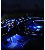 Araç İçi App Kontrollü RGB Atmosfer Ambiyans Led Neon Lamba 5 Parça 6 Metre