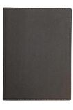 Acar Timex Soft Defter 16*23,5 Cm 256 Sayfa Çizgisiz Yarı Gizli Spiralli Defter Gri