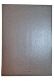 Acar Termo Deri Esnek Kapak 21*30 Cm 128 Sayfa 1.Hamur 100 gr Kareli Defter Gri