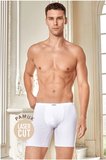 3 Adet 4435 Erkek Lazer Kesim Beyaz Kıyafet Altında Belli Olmaz Boxer Abani Classic