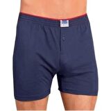 Berrak 1099 3 Adet Erkek Düğmeli Penye Boxer Lacivert Renk Abani Classic