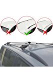 Chevrolet Captiva 2007-2011 Arası ile uyumlu ACE-1 Ara Atkı Tavan Barı GRİ
