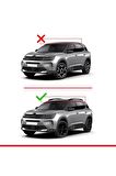 Citroen C5 Aircross 2018 ve Sonrası ile uyumlu ACE-1 Ara Atkı Tavan Barı SİYAH 3 ADET BAR