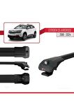 Citroen C5 Aircross 2018 ve Sonrası ile uyumlu ACE-1 Ara Atkı Tavan Barı SİYAH 3 ADET BAR