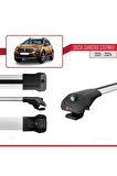 Dacia Sandero STEPWAY 2021 ve Sonrası ile uyumlu ACE-1 Ara Atkı Tavan Barı GRİ