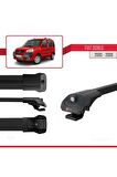 Fiat Doblo 2000-2009 Arası ile uyumlu ACE-1 Ara Atkı Tavan Barı SİYAH 3 ADET BAR