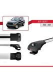 Jeep Liberty 2002-2007 Arası ile uyumlu ACE-1 Ara Atkı Tavan Barı GRİ