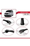 Mercedes Citan 2012-2021 (W415) ile uyumlu ACE-1 Ara Atkı Tavan Barı SİYAH