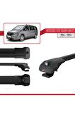 Mercedes Vito Tourer (W447) 2014 ve Sonrası ile uyumlu ACE-1 Ara Atkı Tavan Barı SİYAH 3 ADET BAR