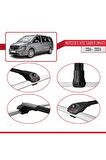 Mercedes Vito Tourer (W447) 2014 ve Sonrası ile uyumlu ACE-1 Ara Atkı Tavan Barı SİYAH 3 ADET BAR