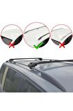 Nissan Qashqai +2 (NJ10) 2008-2013 Arası ile uyumlu ACE-1 Ara Atkı Tavan Barı SİYAH