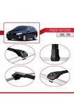 Peugeot 407 ESTATE 2005-2011 Arası ile uyumlu ACE-1 Ara Atkı Tavan Barı SİYAH