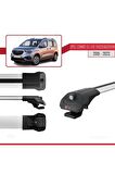 Opel Combo (E) Life PASSENGERVAN 2019-2023 Arası ile uyumlu ACE-1 Ara Atkı Tavan Barı GRİ