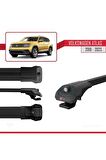 Volkswagen Atlas 2018-2023 ile uyumlu ACE-1 Ara Atkı Tavan Barı SİYAH