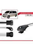 Volkswagen Caravelle (T5) 2003-2015 Arası ile uyumlu ACE-1 Ara Atkı Tavan Barı GRİ