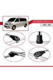 Volkswagen Caravelle (T5) 2003-2015 Arası ile uyumlu ACE-1 Ara Atkı Tavan Barı GRİ