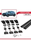 Porsche Cayenne (9YA/9YB) 2018 Ve Sonrası Ile Uyumlu Ace-2 Ara Atkı Tavan Barı Siyah