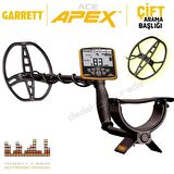 Garrett Ace Apex Dedektör Çift Başlıklı