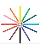 Bic Kids Evolution Jumbo Üçgen Kuru Boya Seti 12 Renk