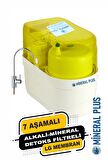 Su Arıtma Cihazı 7 Aşamalı – Alkali – Mineral Detoks Filtreli – LC Membran - Sarı Beyaz