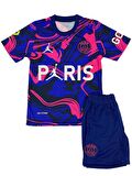 Çocuk PSG Mbappe Konsept Özel Seri Forma Ve Şort Takımı
