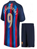 Barcelona Lewandowski Çocuk Forma ve Şort Takımı