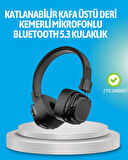 Deep Bass Destekli Kablosuz Katlanabilir Kulak Üstü Kulaklık