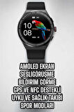 Akıllı Saat Dokunmatik Ekran Sesli Görüşme ve Bildirim Görme Sağlık Takibi