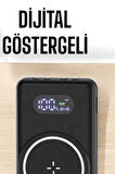 Hızlı Şarj Dijital Göstergeli Powerbankli Çoklu Şarj Özelliği