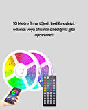Su Geçirmez 10M Smart Şerit Led TV Arkası ve Oda Dekorasyonu İçin
