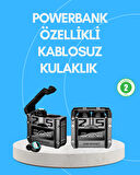 Şarj Kutulu Kablosuz Bluetooth Kulak İçi Spor Kulaklık