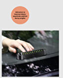 Fosforlu Araç İçi Park Kartı Numaratörü