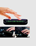 Fosforlu Araç İçi Park Numaratörü – Gece Görünümlü Şık Çözüm