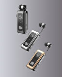 Dijital Ekranlı ve Hızlı Şarjlı Bluetooth?5.2 Makaralı Kulaklık