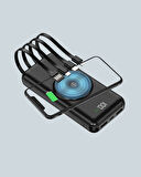 10000mAh Kablosuz ve Hızlı Şarj Destekli Powerbank – Taşınabilir Şarj Gücü