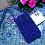LACİVERT TELEFON KILIFI & ÇANTA 