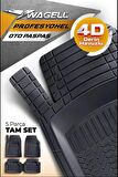 Opel Mokka 2012 - 2024 KESİLEBİLEN HER ARACA UYUMLU YÜKSEK TEKNOLOJİ OTO PASPAS ADA SİYAH