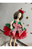Yeni yıl kız çocuk elbisesi, Payetli kız çocuk elbisesi, Christmas Dress