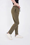 35 AVM Unisex Üç İplik Basic Eşofman Pantolon - Hakİ