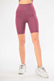 35 AVM Biker Sporcu Şort - Pembe