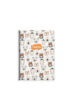 Keskin Color Animal Friends Çizgili Defter (16.5 x 22.5 cm)