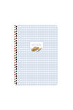 Keskin Color A4 Çizgili Stickerli Spiralli Pötikare Defter | 80 Yaprak
