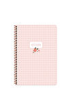 Keskin Color A4 Çizgili Stickerli Spiralli Pötikare Defter | 80 Yaprak